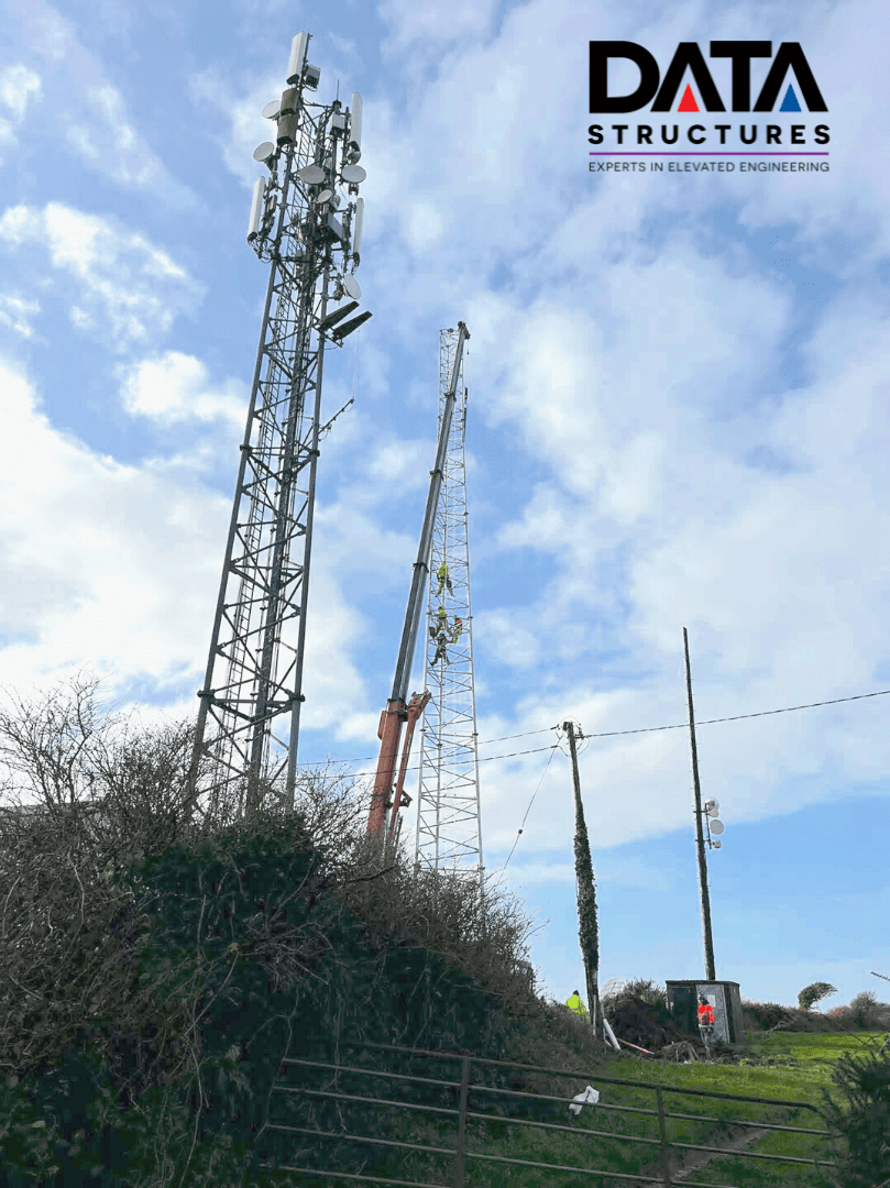 Our last telecoms tower installation for 2022